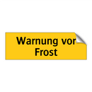 Warnung vor Frost