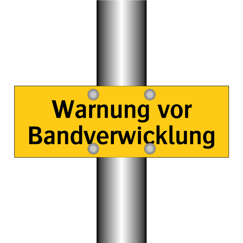 Warnung vor Bandverwicklung