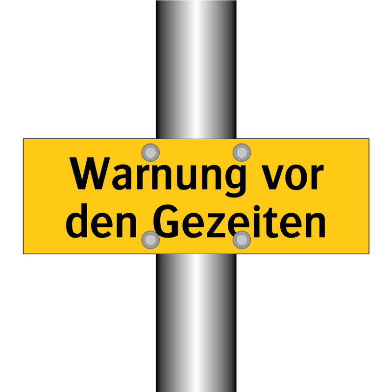 Warnung vor den Gezeiten