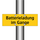 Batterieladung im Gange