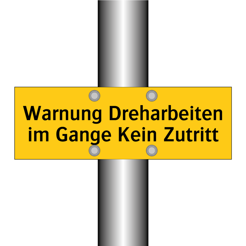 Warnung Dreharbeiten im Gange Kein Zutritt
