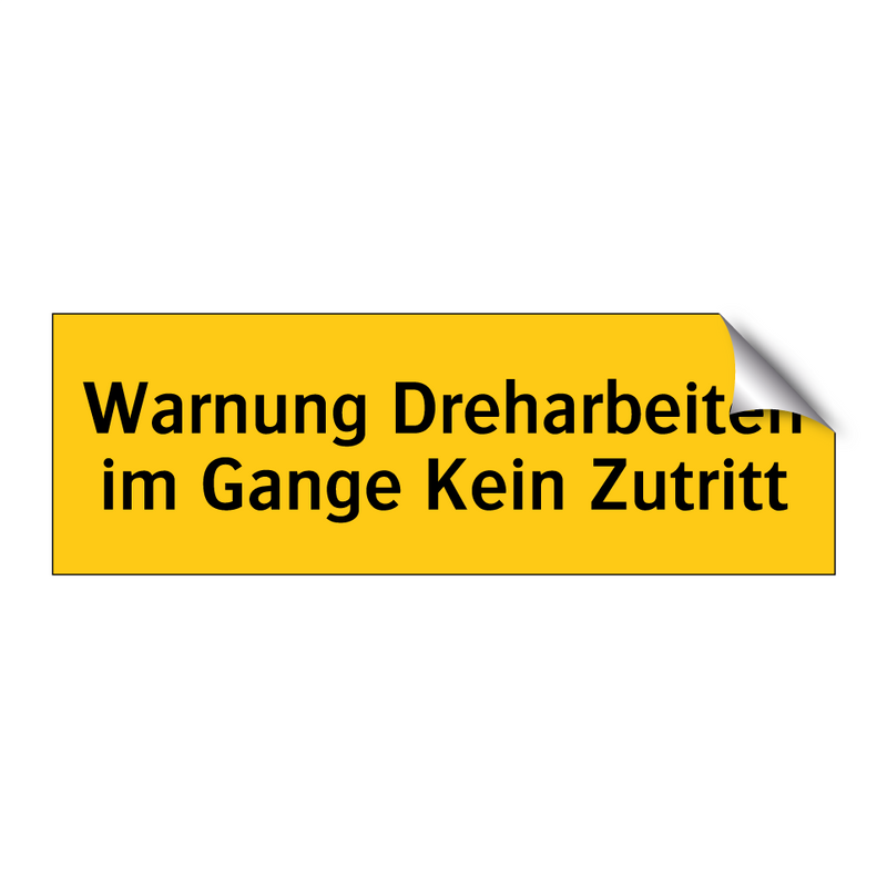 Warnung Dreharbeiten im Gange Kein Zutritt