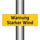 Warnung Starker Wind