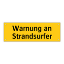 Warnung an Strandsurfer