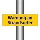 Warnung an Strandsurfer