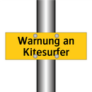 Warnung an Kitesurfer