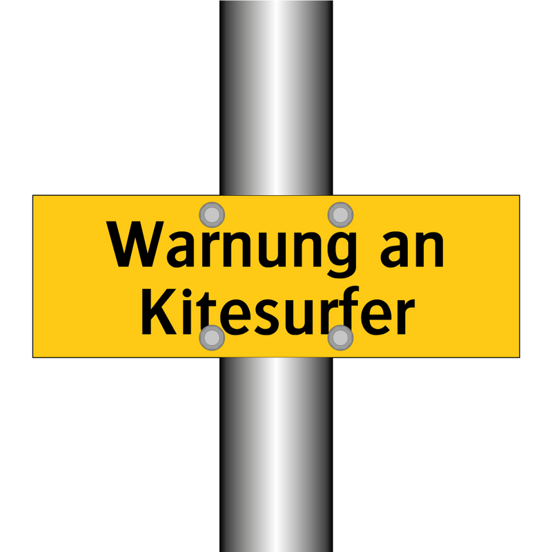 Warnung an Kitesurfer