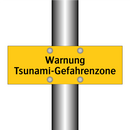 Warnung Tsunami-Gefahrenzone