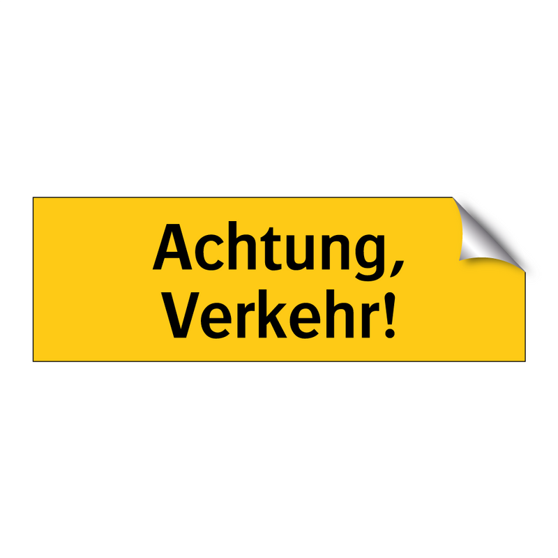 Achtung, Verkehr!
