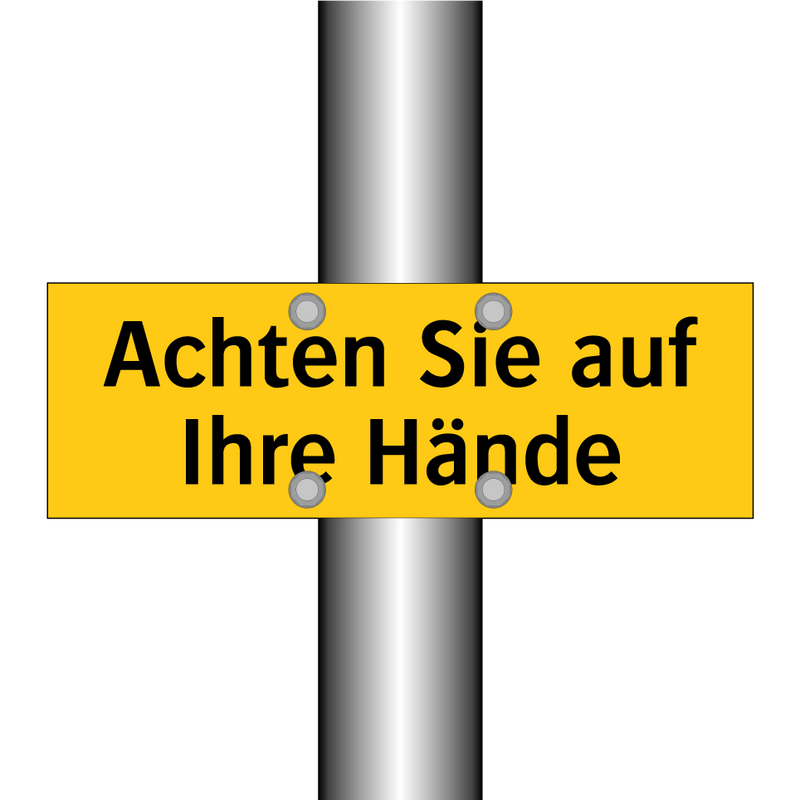 Achten Sie auf Ihre Hände