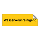 Wasserverunreinigend