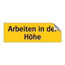 Arbeiten in der Höhe