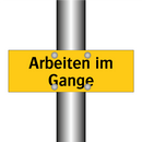 Arbeiten im Gange