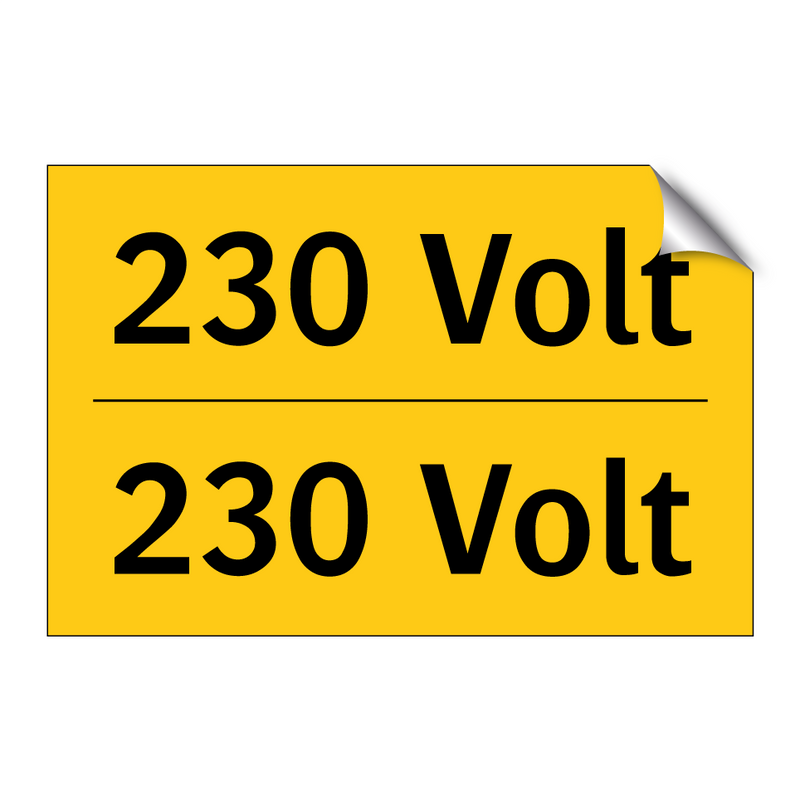 230 Volt - 230 Volt