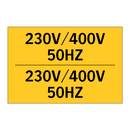 230V/400V 50HZ - 230V/400V 50HZ