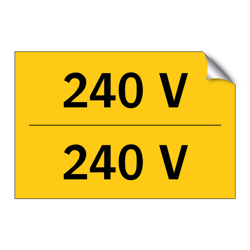 240 V - 240 V