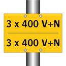 3 x 400 V+N - 3 x 400 V+N