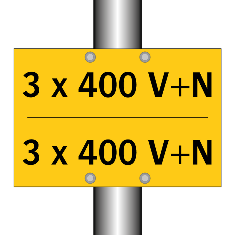 3 x 400 V+N - 3 x 400 V+N