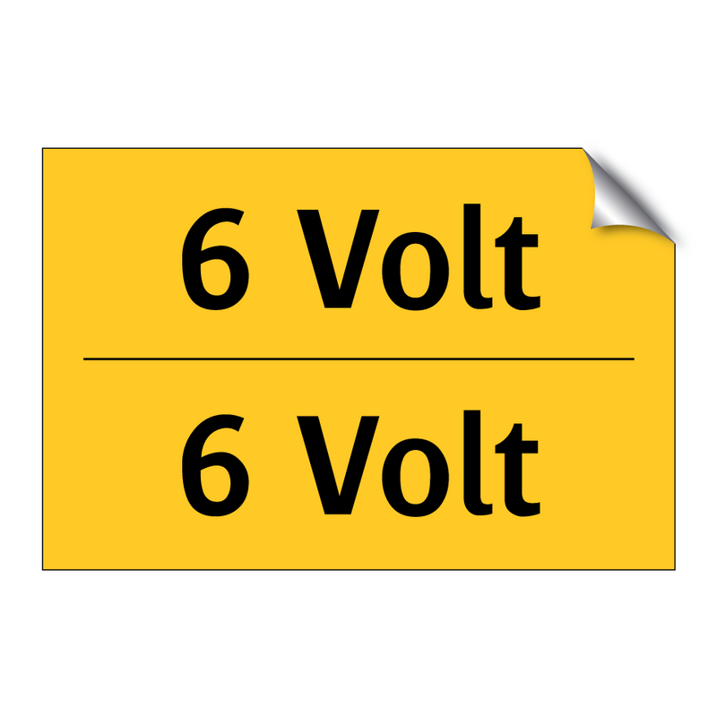 6 Volt - 6 Volt