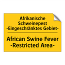 Afrikanische Schweinepest -Eingeschränktes /.../ - African Swine Fever -Restricted /.../