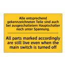 Alle entsprechend gekennzeichneten /.../ - All parts marked accordingly are /.../