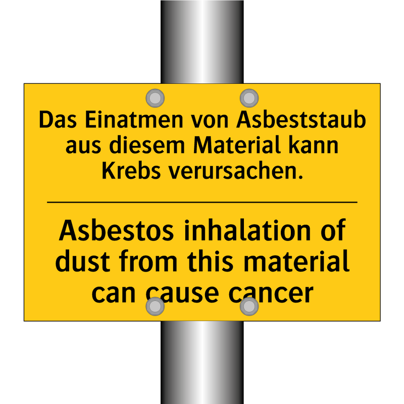 Das Einatmen von Asbeststaub aus /.../ - Asbestos inhalation of dust from /.../