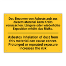 Das Einatmen von Asbeststaub aus /.../ - Asbestos inhalation of dust from /.../