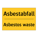 Asbestabfall - Asbestos waste