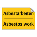 Asbestarbeiten - Asbestos work