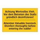 Achtung Wertvolles Vieh. Vor dem /.../ - Attention Valuable livestock. /.../