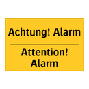 Achtung! Alarm - Attention! Alarm