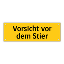 Vorsicht vor dem Stier