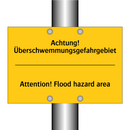 Achtung! Überschwemmungsgefahrgebiet/.../ - Attention! Flood hazard area