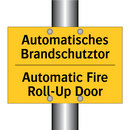 Automatisches Brandschutztor - Automatic Fire Roll-Up Door