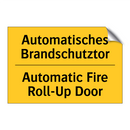 Automatisches Brandschutztor - Automatic Fire Roll-Up Door