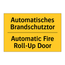 Automatisches Brandschutztor - Automatic Fire Roll-Up Door