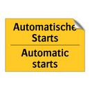 Automatische Starts - Automatic starts