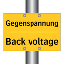 Gegenspannung - Back voltage