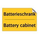 Batterieschrank - Battery cabinet