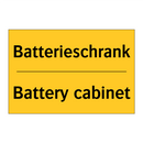Batterieschrank - Battery cabinet