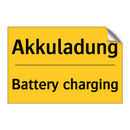 Akkuladung - Battery charging