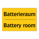 Batterieraum - Battery room