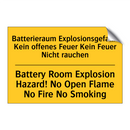 Batterieraum Explosionsgefahr! /.../ - Battery Room Explosion Hazard! /.../
