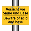 Vorsicht vor Säure und Base - Beware of acid and base