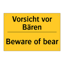 Vorsicht vor Bären - Beware of bear