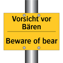Vorsicht vor Bären - Beware of bear