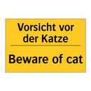 Vorsicht vor der Katze - Beware of cat