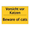Vorsicht vor Katzen - Beware of cats