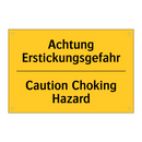 Achtung Erstickungsgefahr - Caution Choking Hazard