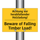 Achtung vor herabfallender Holzladung!/.../ - Beware of Falling Timber Load!